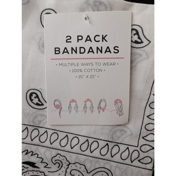 Capelli Paisley Print Cotton Bandana Set - Picture 4 of 7